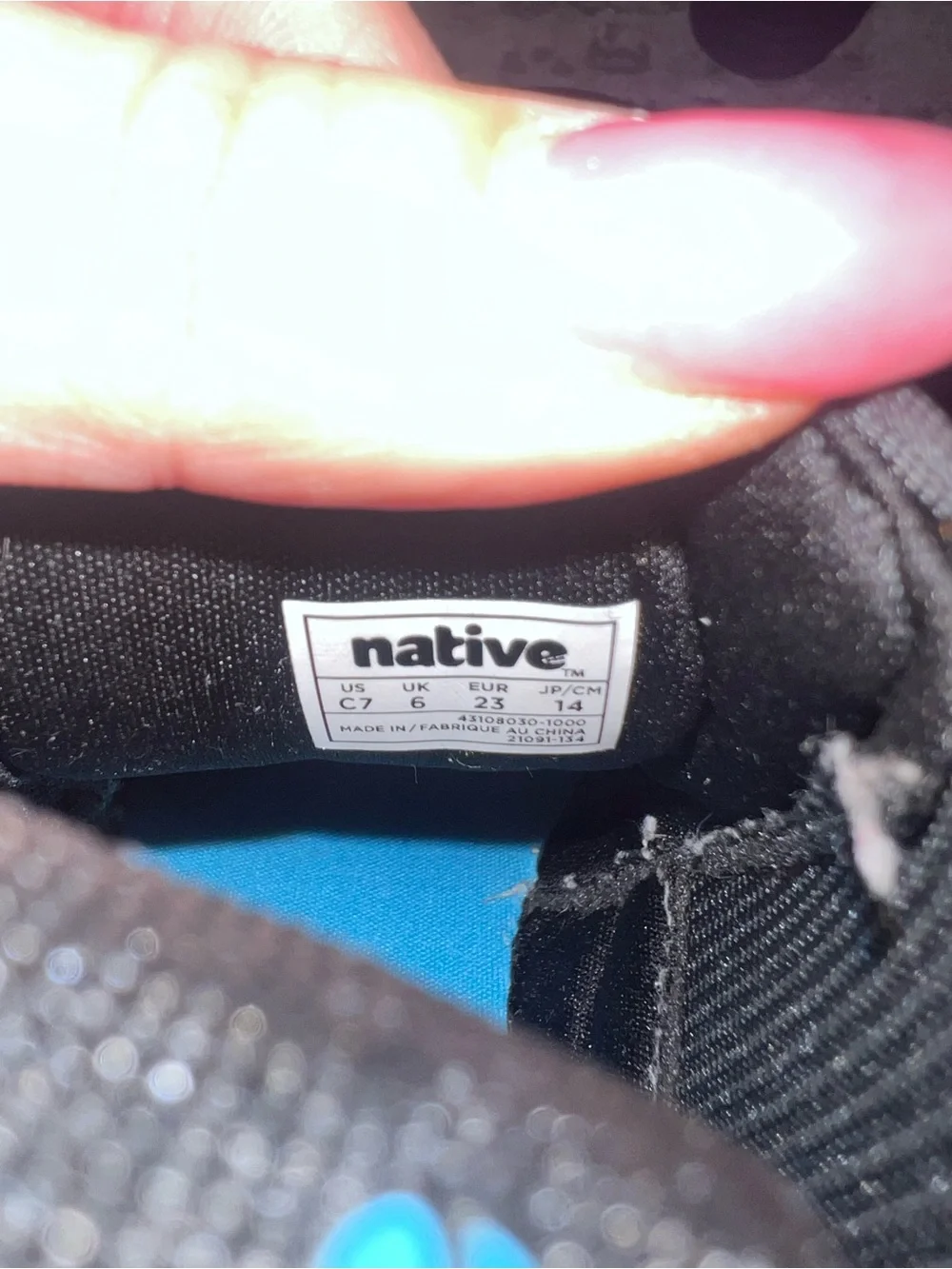 Native Black Kensington Chelsea Boots Size 7 Children's $80